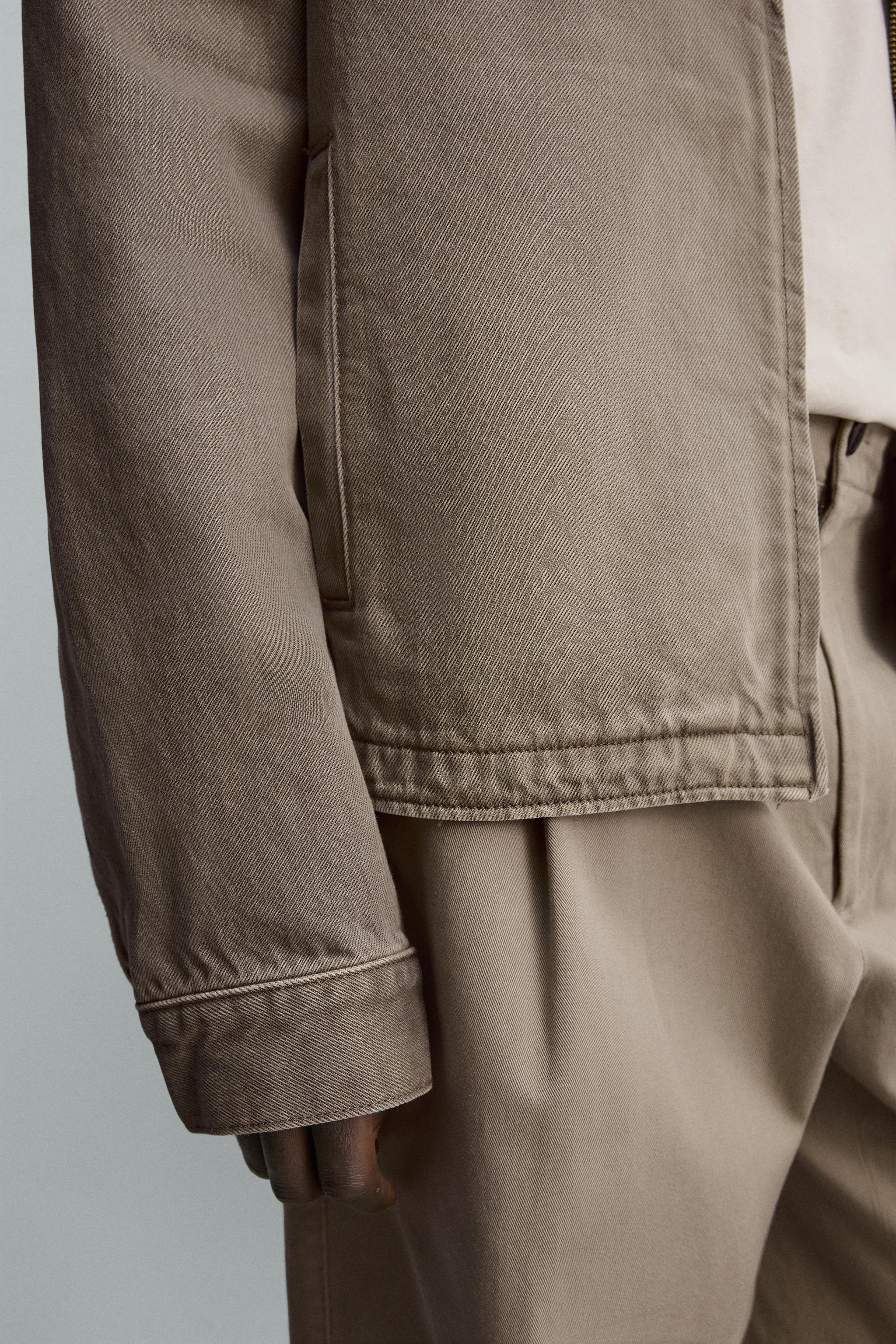 REGULAR FIT ZIP DENIM JACKET